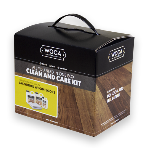 Woca Clean and Care Kit Lacquered Wood, Box, 699973UK-M (DC)  